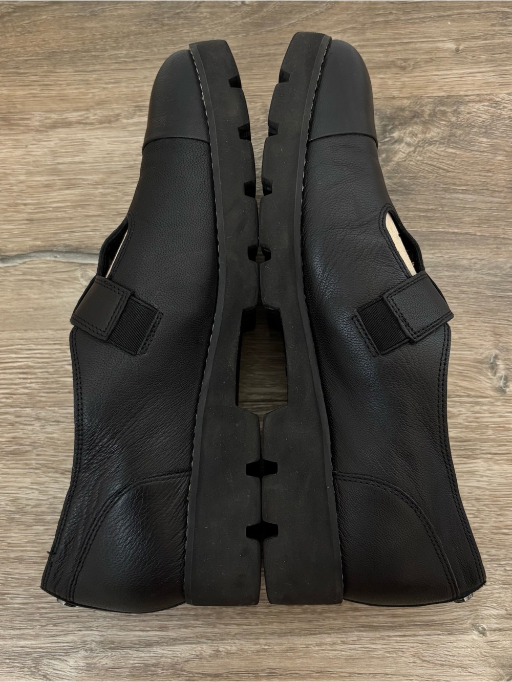 Vionic Carmen Black Leather Mary Jane Shoes Flats Size 9 - Picture 8 of 14